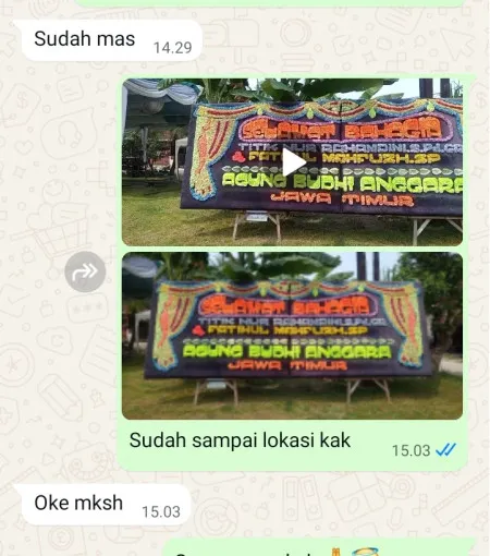 Pengiriman Papan Bunga Jombang
