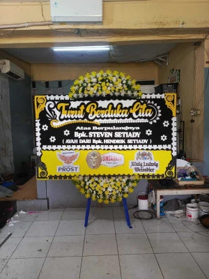 Papan Bunga di Jombang