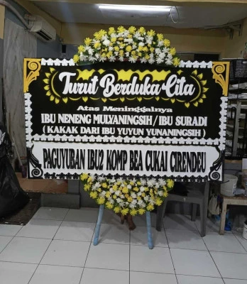 Papan Bunga di Jombang